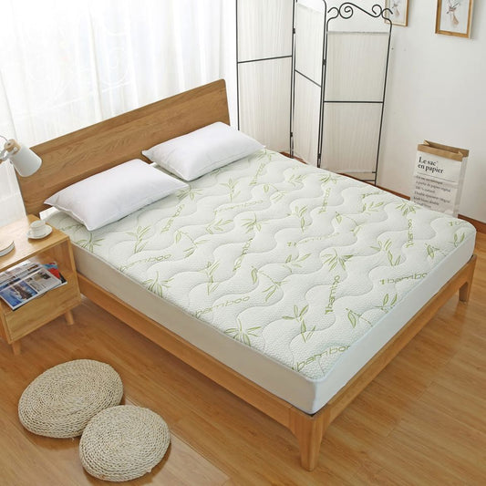 Bamboo waterproof mattress protector