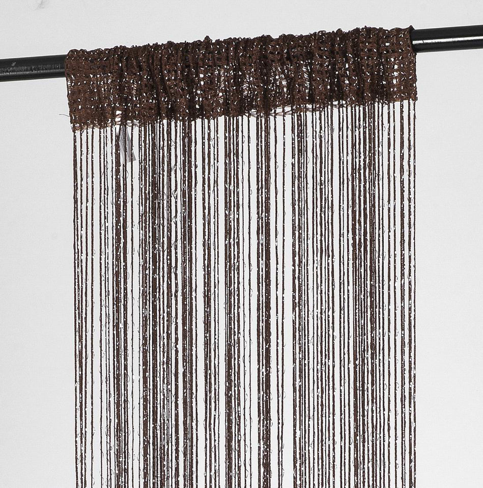 1 Piece Rod Pocket Decorative Door String Curtain Wall Panel Fringe Room Divider
