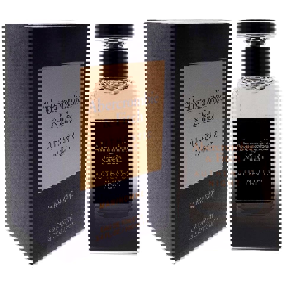 Abercrombie & Fitch - Authentic Night Edt ( M ) 3.4 Oz