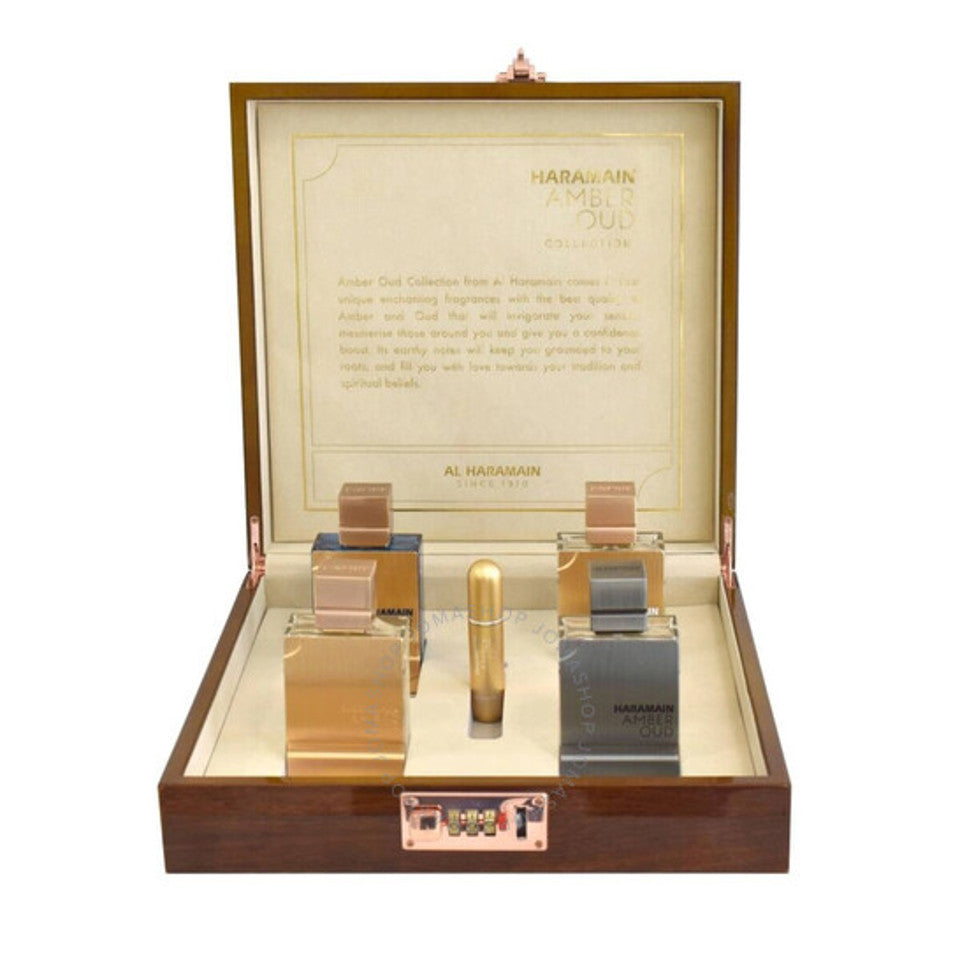 Al Haramain Amber Oud Collection Edp 4Pc Set Bold Scent Homesense 