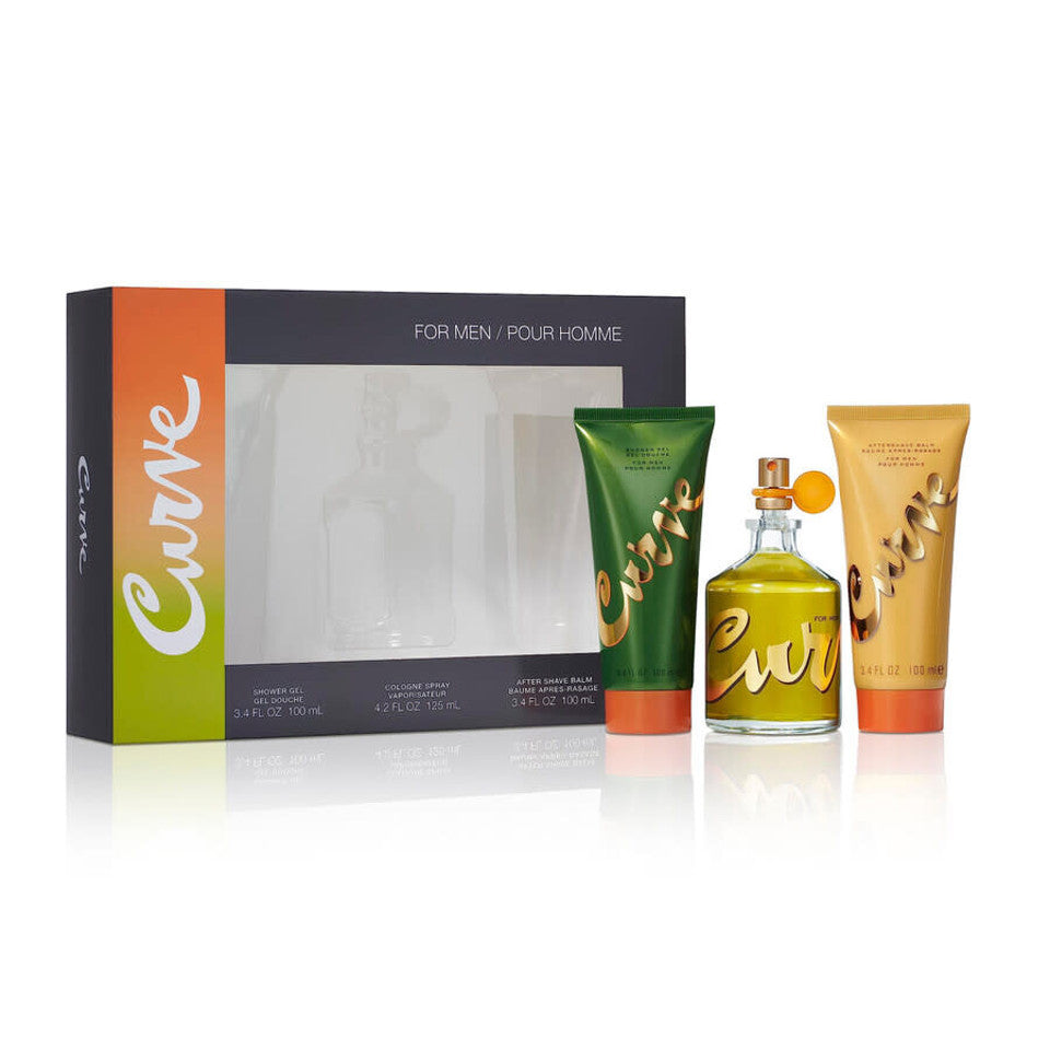 Liz Claiborn - Curve ( 4.2 Edc + 3.4 Shower Gel + 3.4 After Shave ) 3Pc Set ( M )