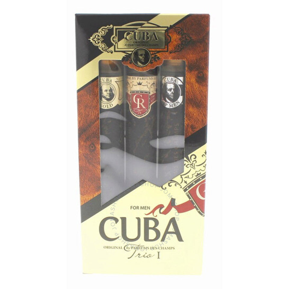 Cuba - Trio 1 ( Cuba Gold, Cuba Royal, Cuba Vip ) 3Pc Set ( M ) 3.4 Oz