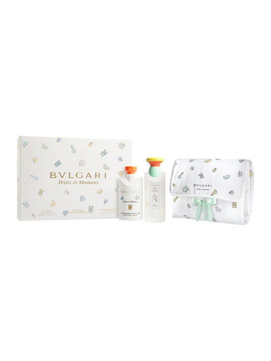 Bvlgari - Petits Et Mamans ( 3.4 Edt + 5.0 Bl + Pouch ) 3Pc Set ( W )