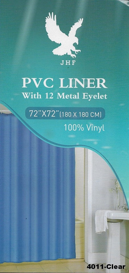 4011-1 Pvc Solid Liner With 12 Metal Eyelet 70*72"