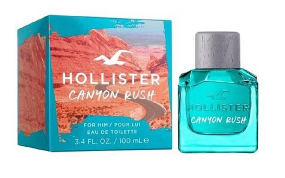 HOLLISTER - CANYON RUSH EDT ( M ) 3.4 OZ
