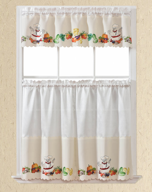 Bt628- Polyester Kitchen Curtain