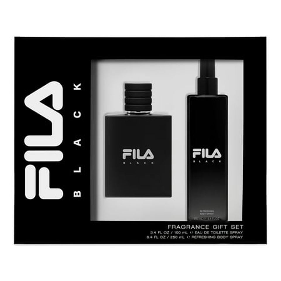 Fila - Fila Black 2Pc Set ( M ) 3.4 Oz