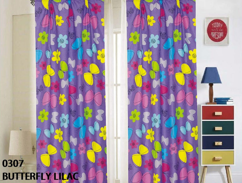 2Pc Window Curtain W/Tie Back 60*84