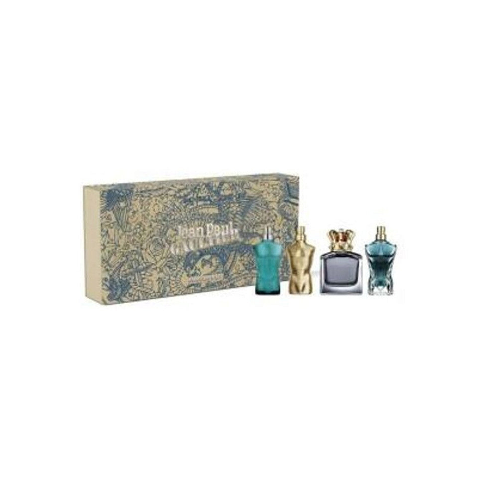 Jean Paul - Le Male 0.24 Eau De Toilette + Le Male Elixir 0.24 Eau De Parfum + Scandal 0.24 Eau De Toilette + Le Beau 0.24 Eau De Toilette 4Pc Set Miini ( M )