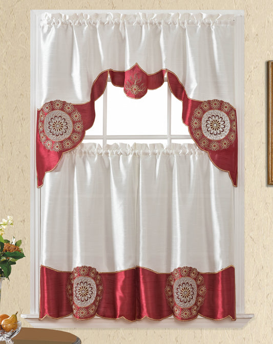 Bt527 Polyester Kitchen Curtain