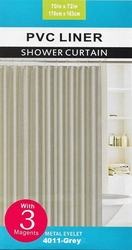 4011-1 Pvc Solid Liner With 12 Metal Eyelet 70*72"
