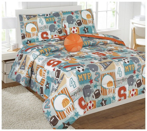 6Pc Twin Comforter Set W/Toy