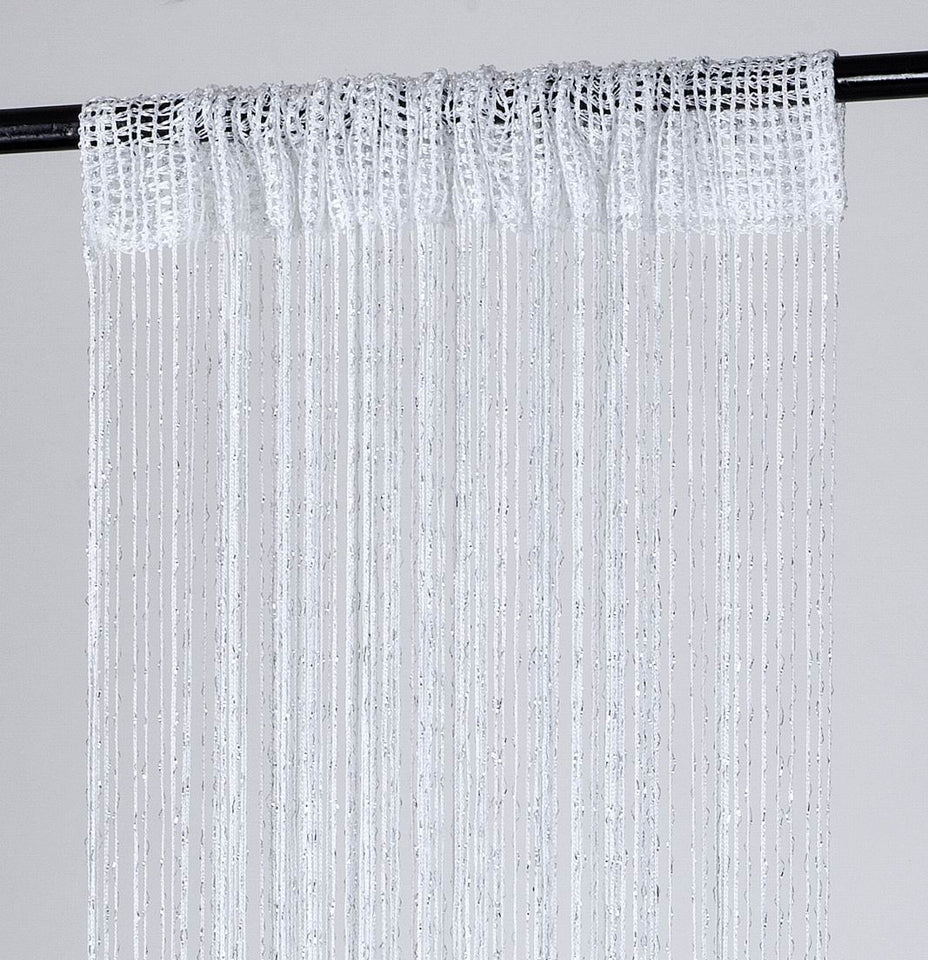 1 Piece Rod Pocket Decorative Door String Curtain Wall Panel Fringe Room Divider