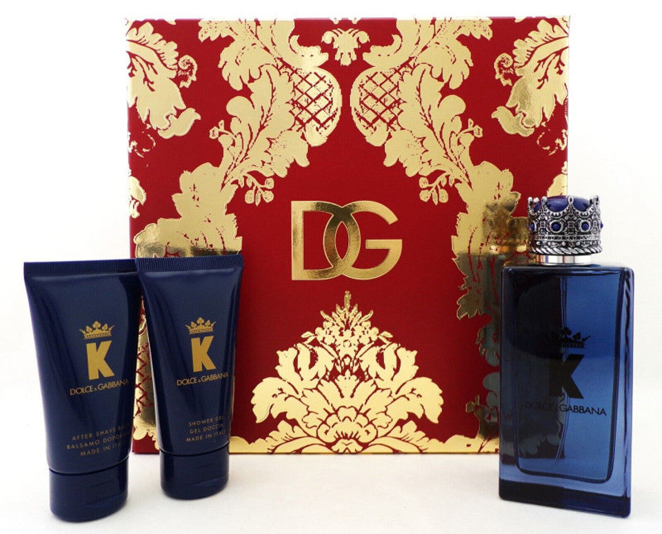 Dolce & Gabbana - K ( 3.3 Edp + 1.7 As + 1.7 Sg ) 3Pc Set ( M )