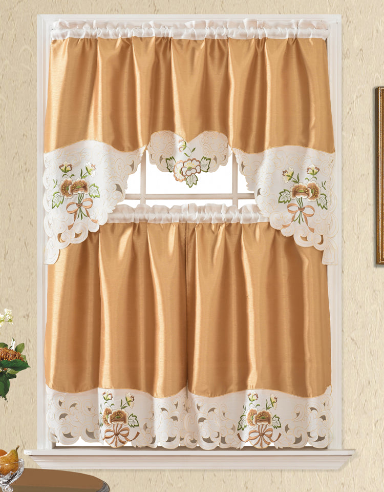 Bt341- Polyester Kitchen Curtain