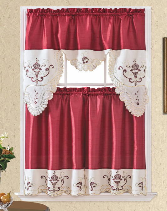 Bt384- Polyester Kitchen Curtain
