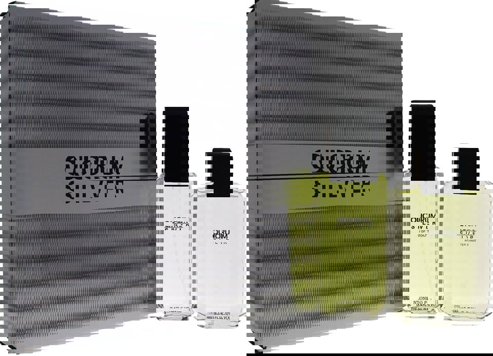 Antonio Puig - Quorum Silver 2Pc Set Edt ( M ) 3.4 Oz