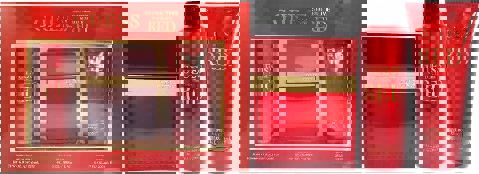 Guess - Seductive Red Homme 4Pc Set ( M ) 3.4 Oz