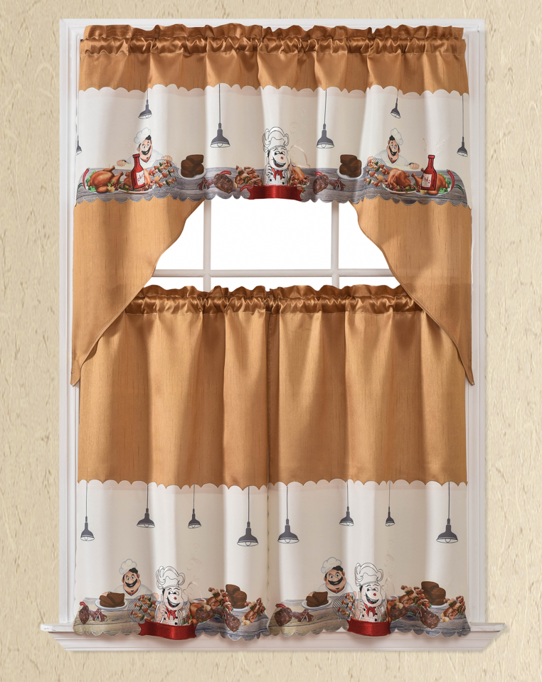 Bt630-Polyester Kitchen Curtain