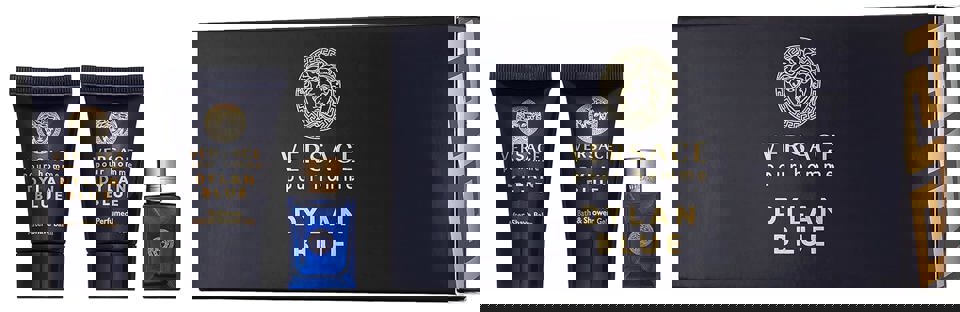 Versace - Dylan Blue 3Pc Set Mini ( M ) 0.17 Oz