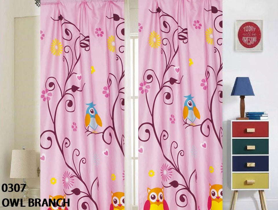 2Pc Window Curtain W/Tie Back 60*84