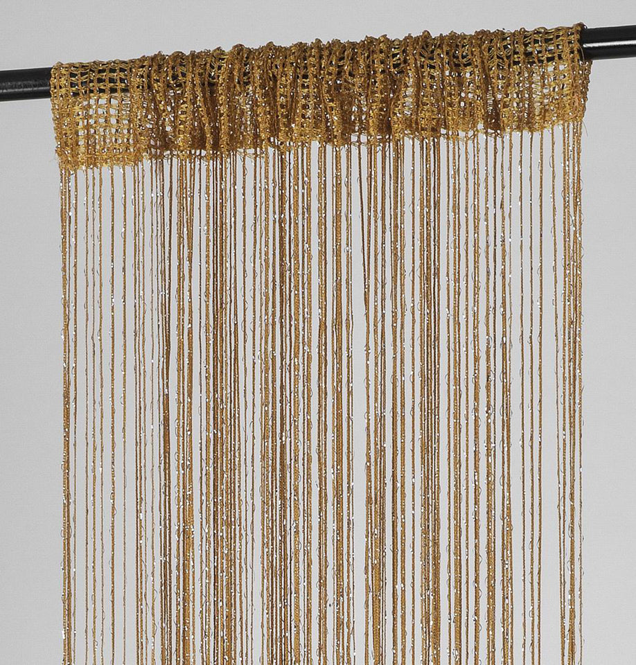 1 Piece Rod Pocket Decorative Door String Curtain Wall Panel Fringe Room Divider