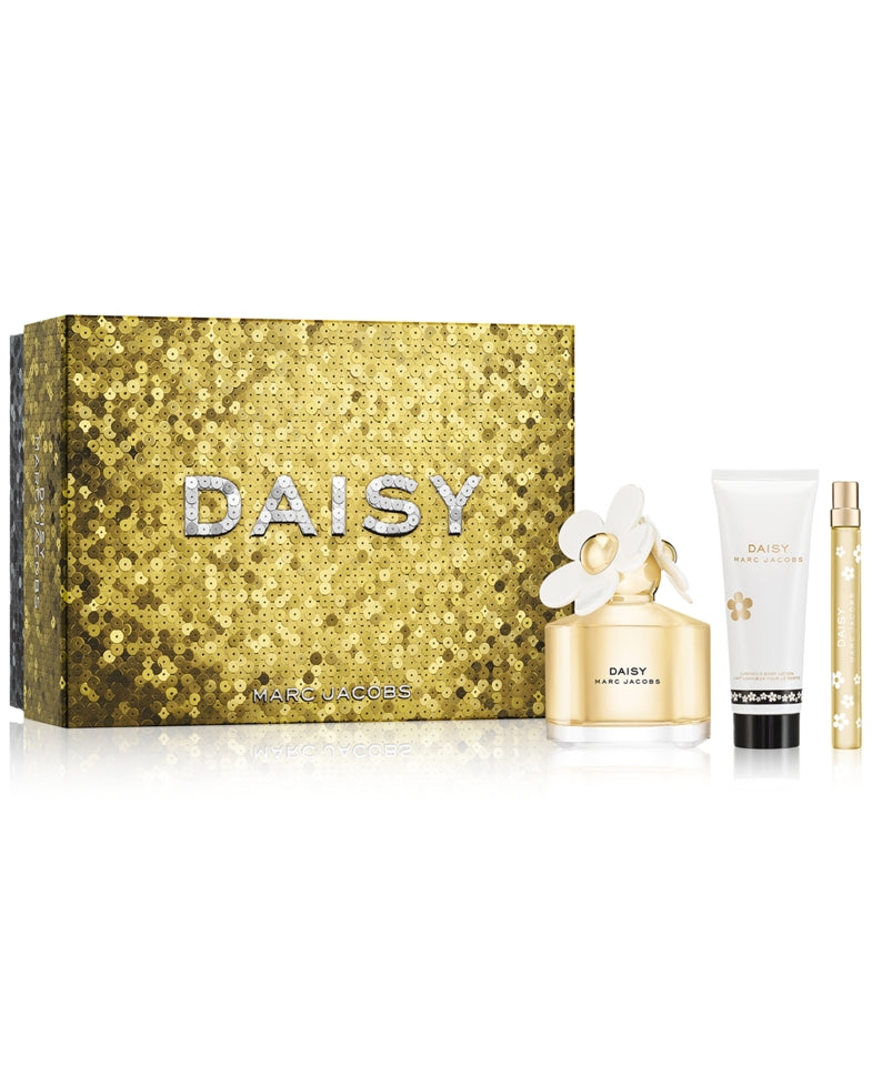 Marc Jacobs - Daisy 3Pc Set Edt Body Lotion 2.5 Spray 0.36 Festive ( W ) 3.4 Oz