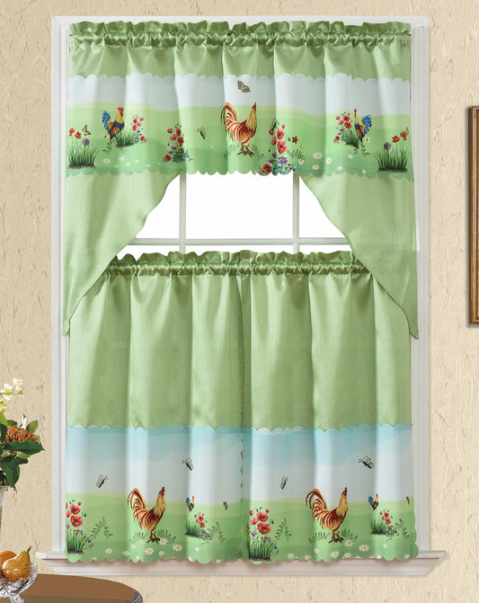 Bt627-Polyester Kitchen Curtain