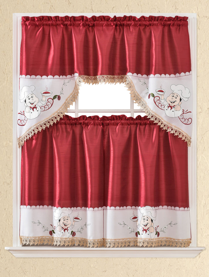 Bt330-Polyester Kitchen Curtain
