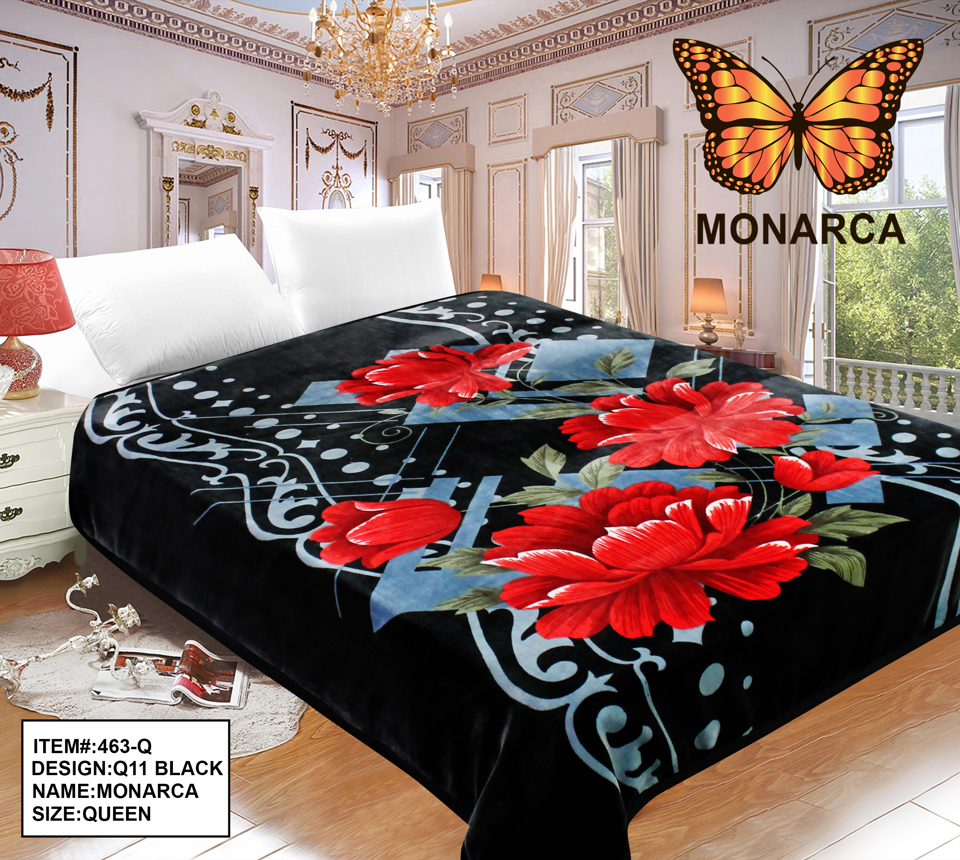 463-Q Monarca Queen ( 2021 ) 2Ply Blanket