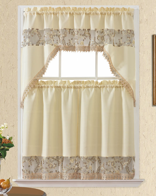 Bt545-Polyester Kitchen Curtain
