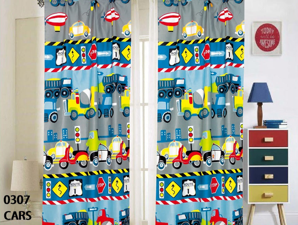 2Pc Window Curtain W/Tie Back 60*84