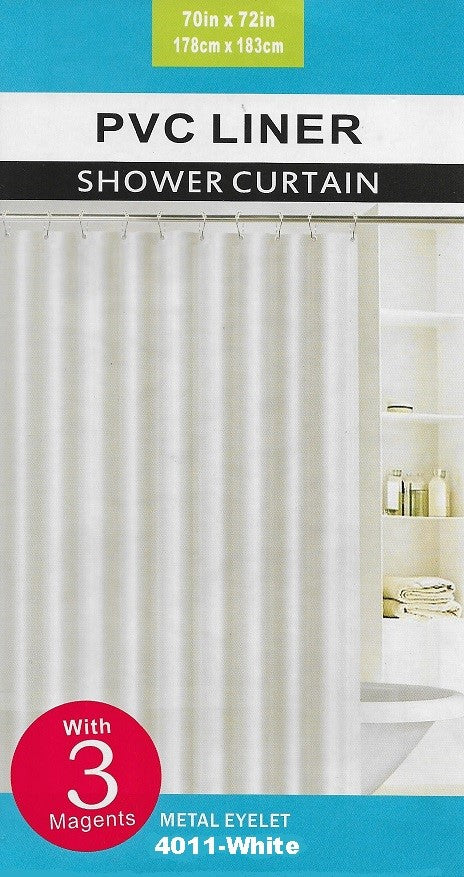 4011-1 Pvc Solid Liner With 12 Metal Eyelet 70*72"