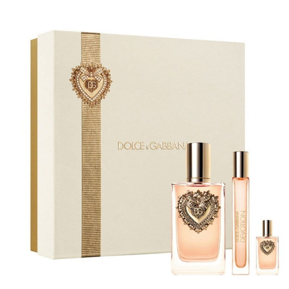 Dolce & Gabbana - Devotion ( 3.3 Edp + 10Ml Edp + 5Ml Edp ) 3Pc Set ( W ) 3.3 Oz