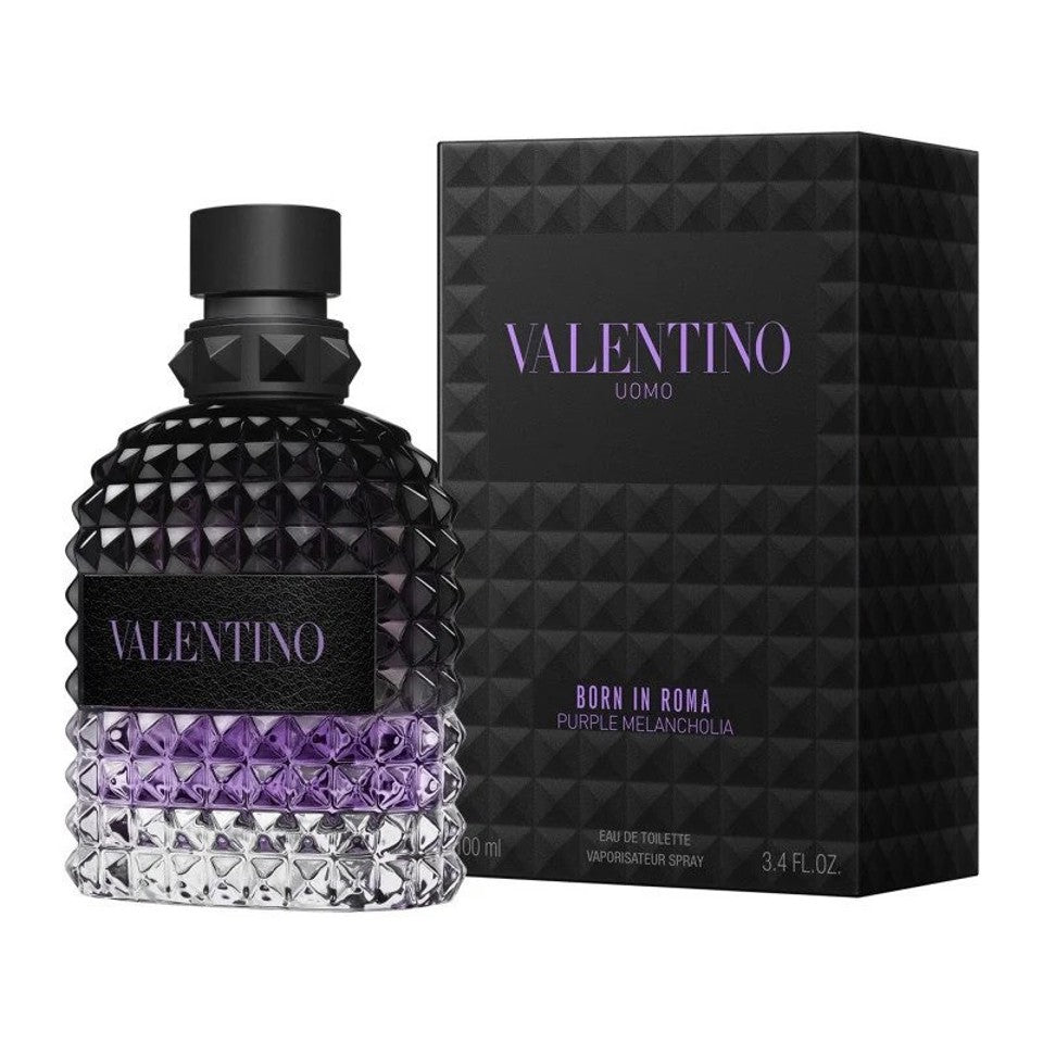 VALENTINO BEAUTY - UOMO BORN IN ROMA PURPLE EDT ( M ) 3.4 OZ