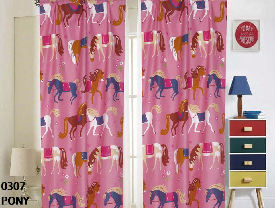 2Pc Window Curtain W/Tie Back 60*84