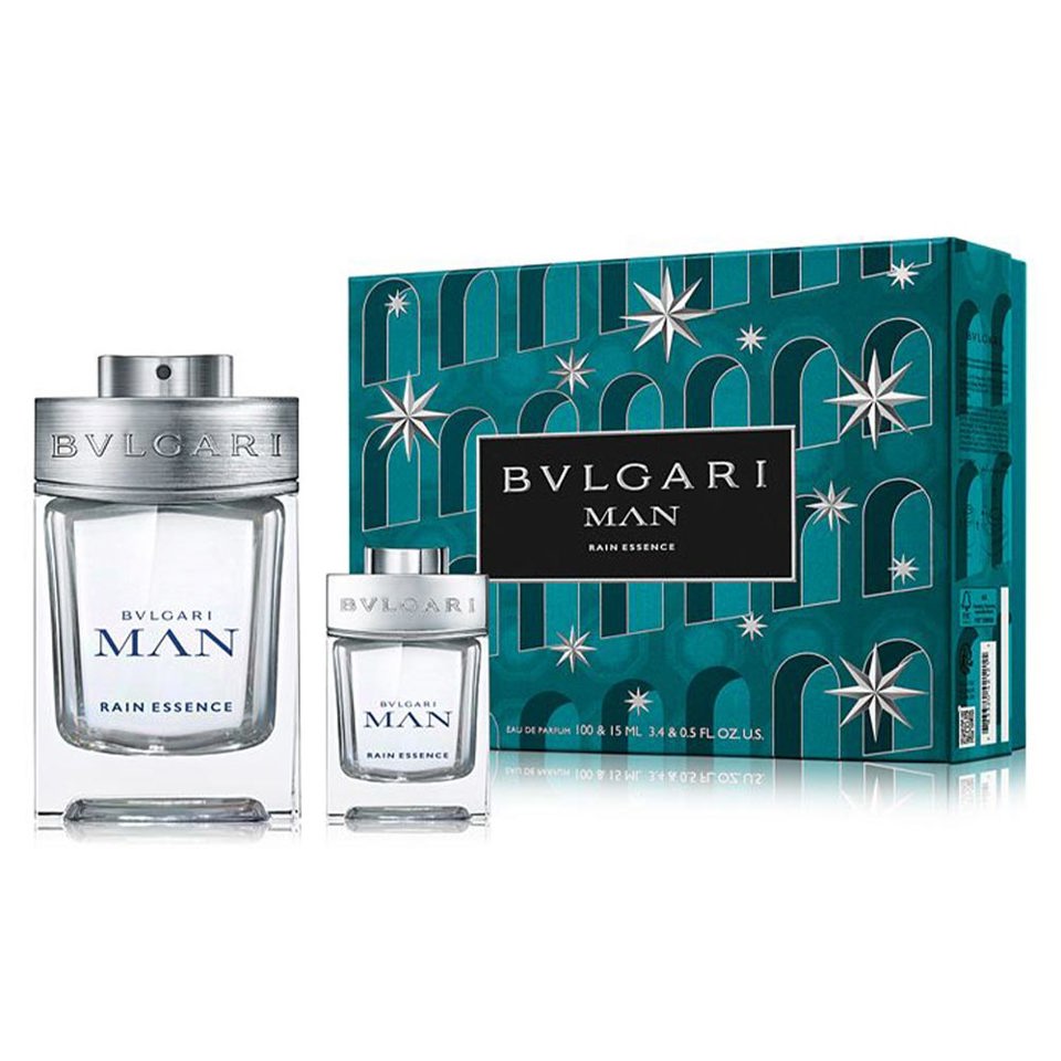 Bvlgari - Man Rain Essence ( 3.4 Edp + 10Ml ) Edp ( M ) 3.4 Oz