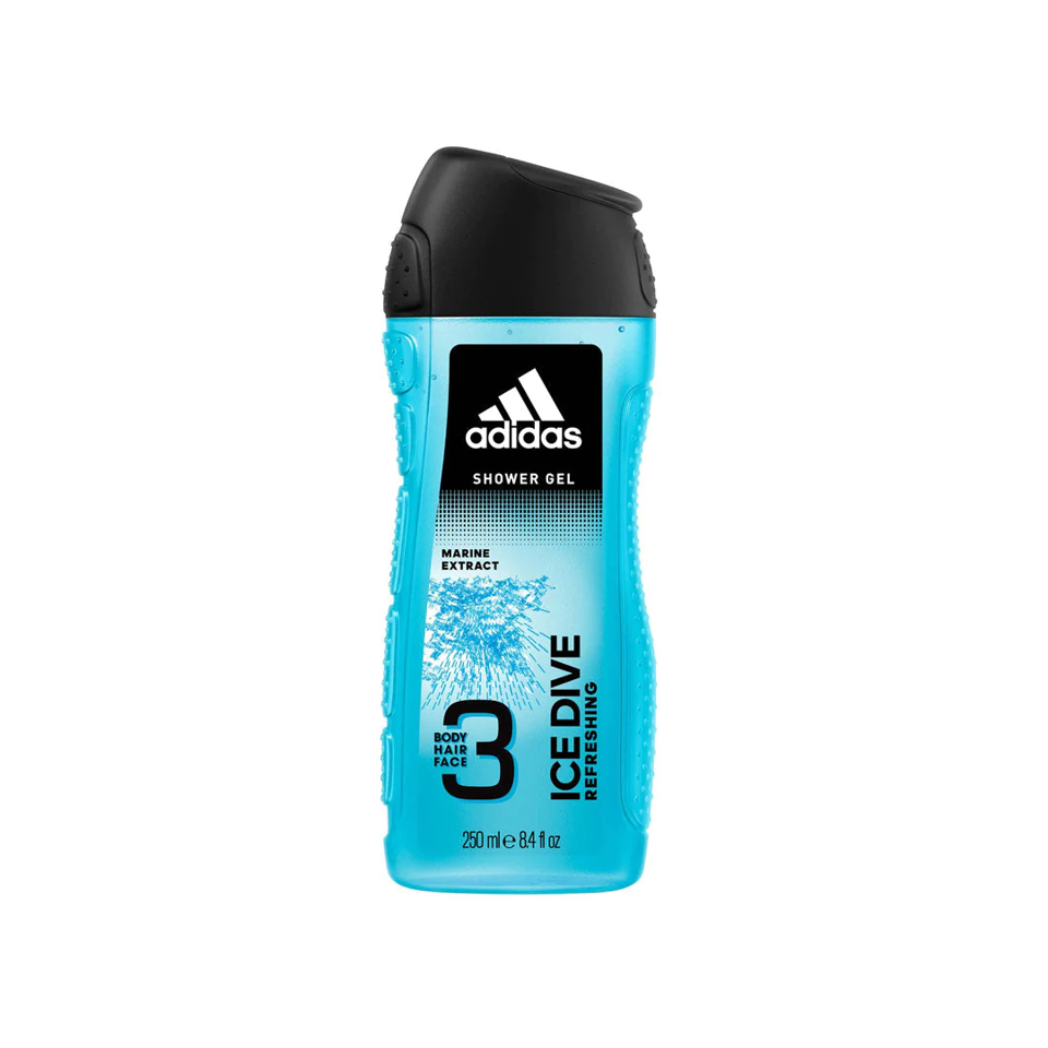 Adidas - Ice Dive 3 In 1 Shower Gel ( M ) 8.45 Oz