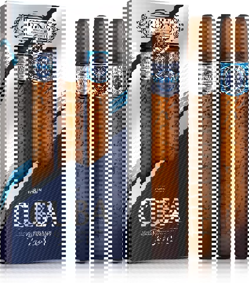 Cuba - Prestige Black 3Pc Set ( M ) 1.17 Oz