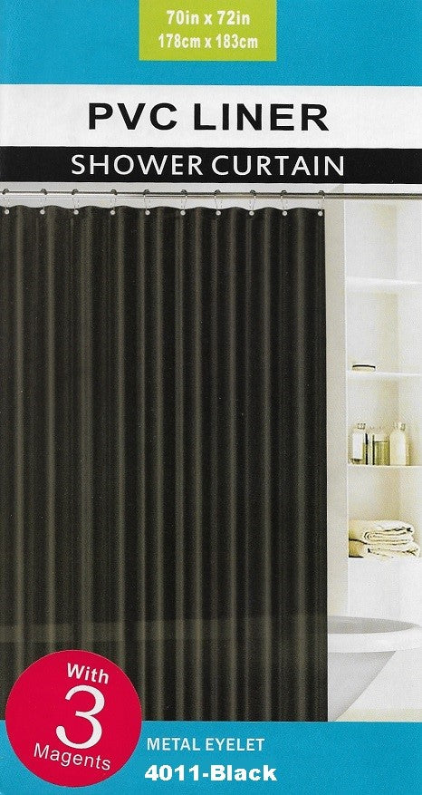 4011-1 Pvc Solid Liner With 12 Metal Eyelet 70*72"