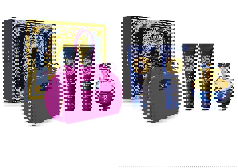 Versace - Dylan Blue + 5 Ml 4Pc Set ( W ) 3.4 Oz