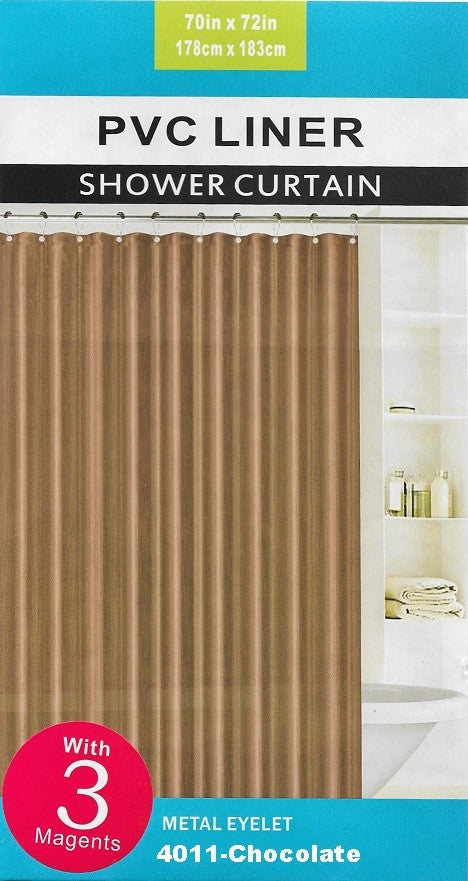 4011-1 Pvc Solid Liner With 12 Metal Eyelet 70*72"