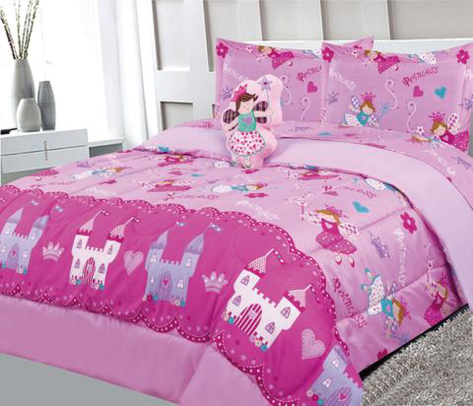 8Pc Full Comforter Set W/Toy