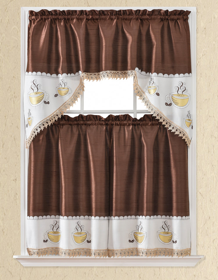 Bt329-Polyester Kitchen Curtain