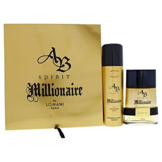 Lomani - Ab Spirit Millionaire 2Pc Set ( M ) 3.3 Oz