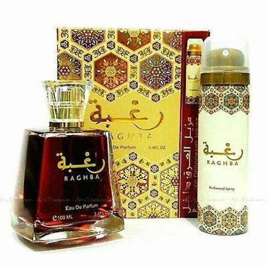 Lattafa - Raghba ( 3.4 Edp + 1.7 Deo ) 2Pc Set ( M )