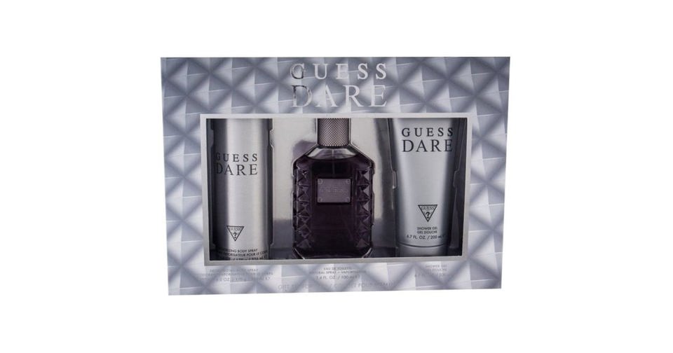 Guess - Dare 3Pc Set ( 3.4 Edt + 6.0 Deo + 6.7 Sg ) ( M ) Grey Pack