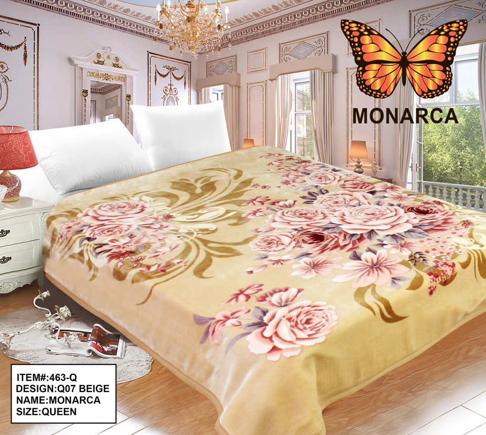 463-Q Monarca Queen ( 2021 ) 2Ply Blanket