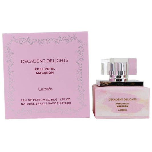 Lattafa - Decadent Delights Rose Petal Macaron Edp ( W ) 1.7 Oz