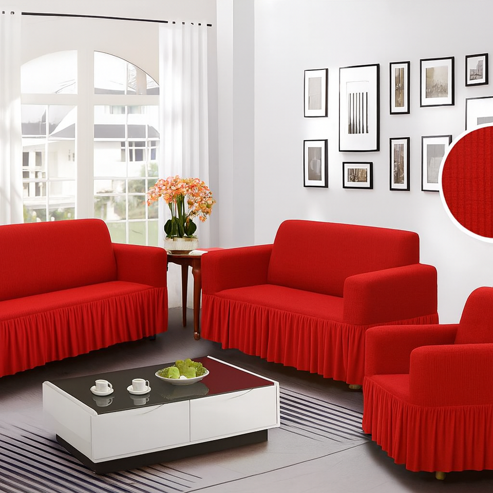 BT746 SOFA COVER WITH SKIRT